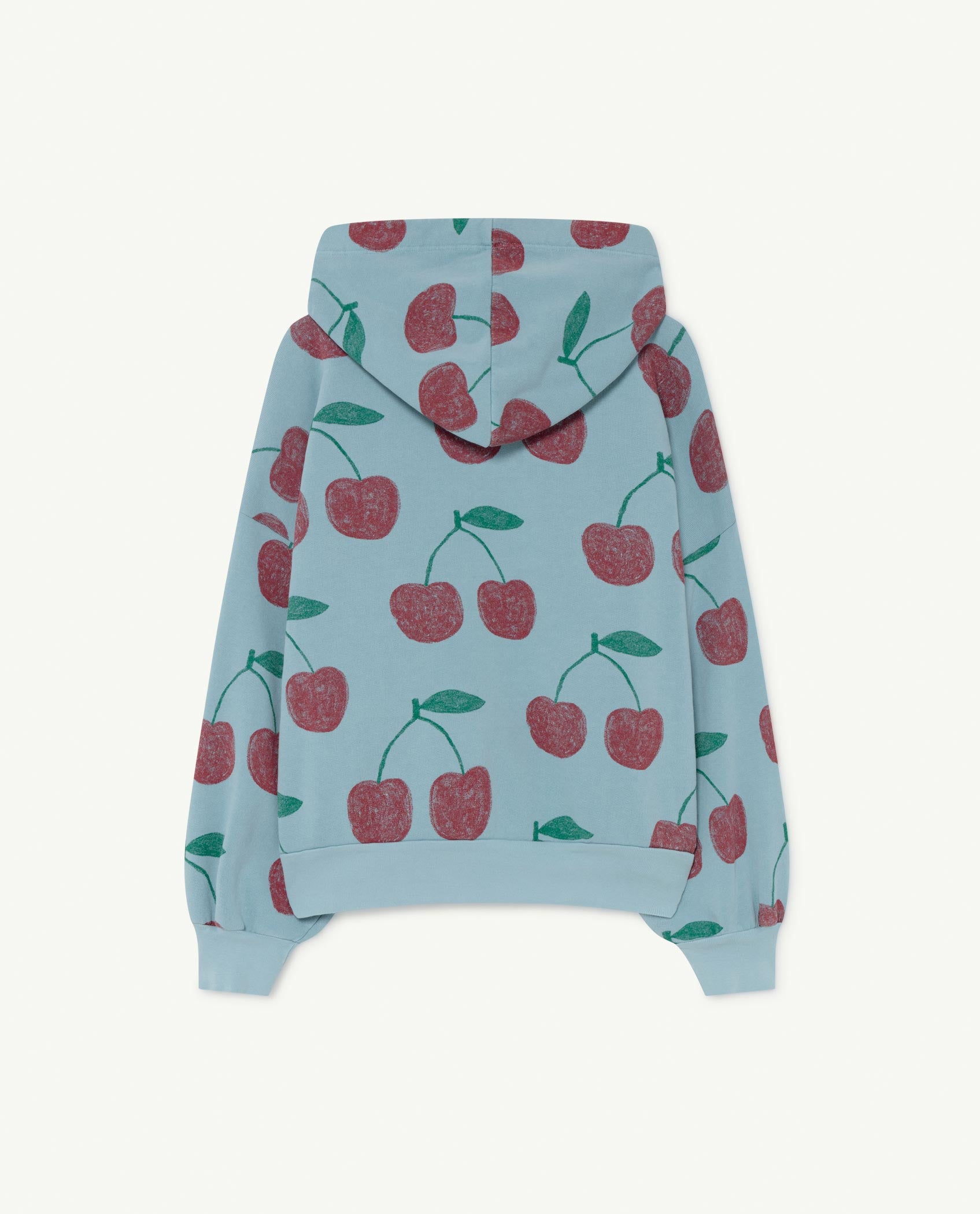 The Animal Observatory Bever Kids Sweater Soft Blue Cherries