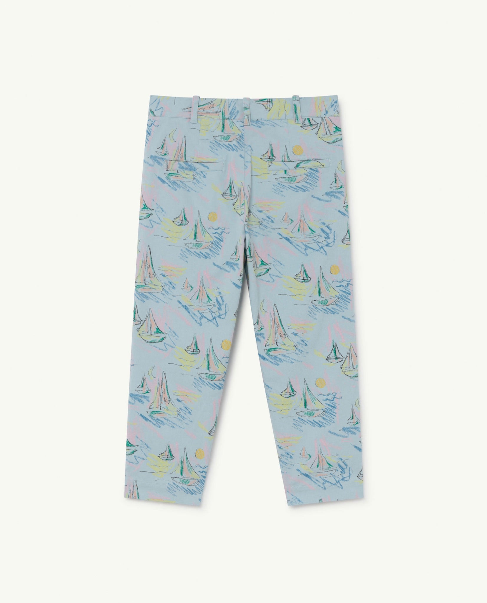 The Animals Observatory blue soft blue boats camel kids trousers