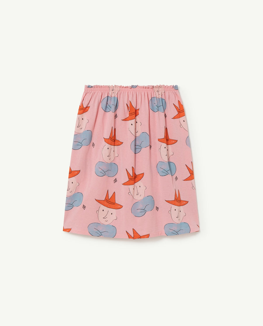 The Animals Observatory SLUG KIDS SKIRT Pink Boy Hat