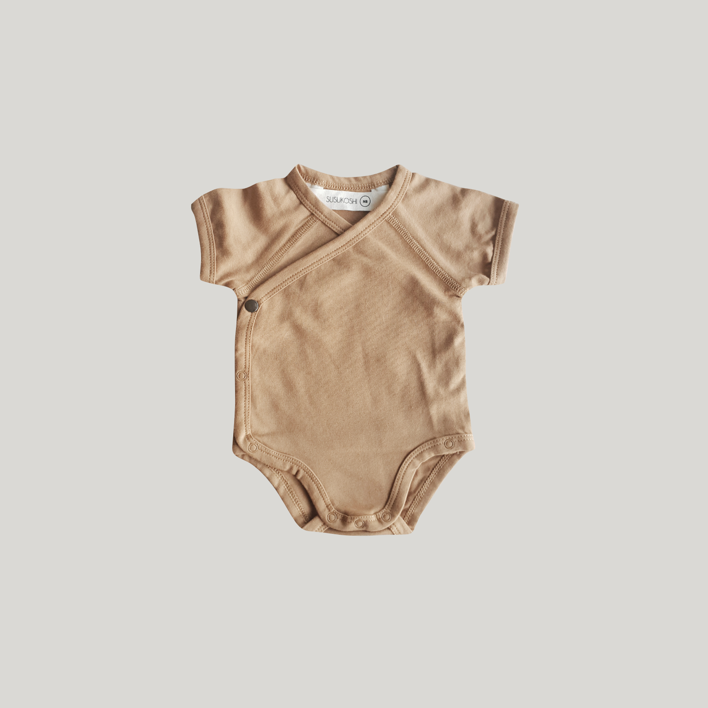 SUSUKOSHI Kimono Bodysuit S/S Naturel