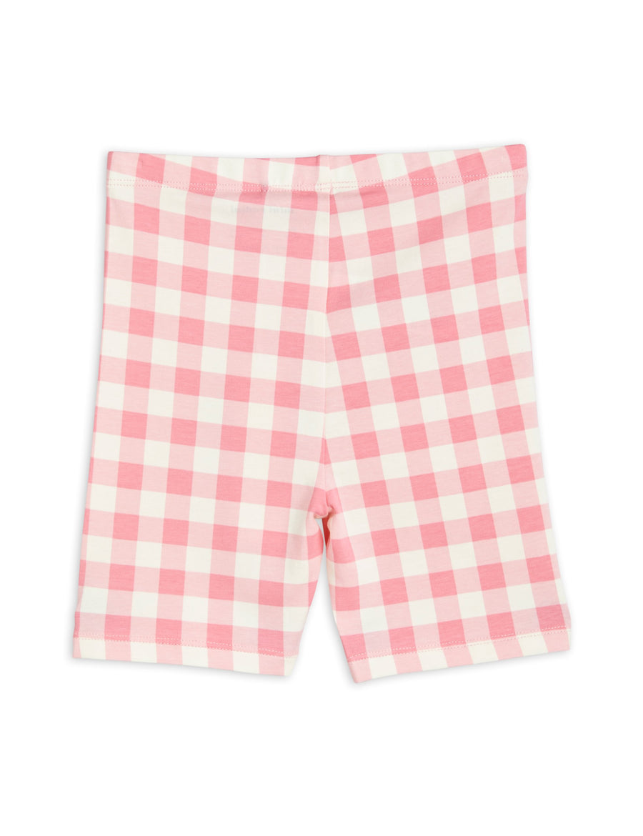 Mini Rodini Gingham Check Bike Shorts NFS