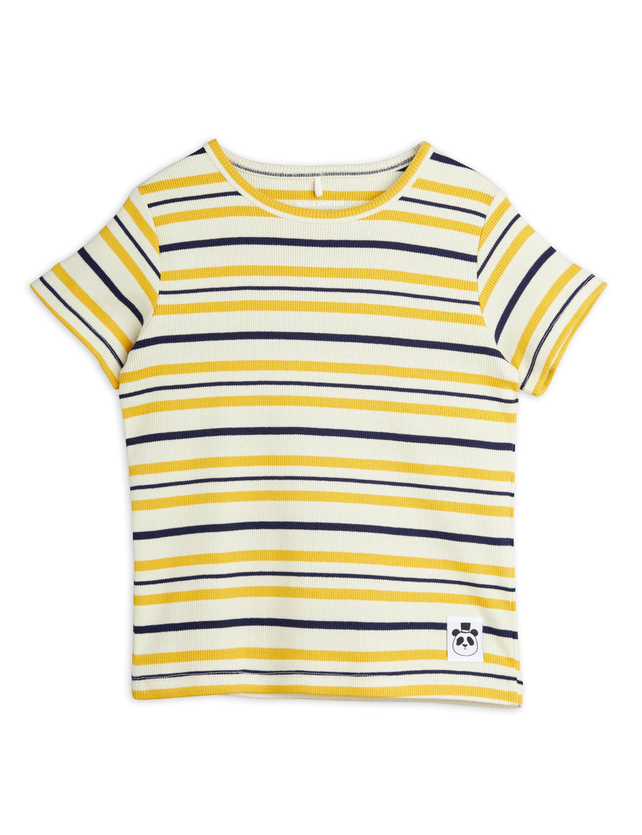 Mini Rodini stripe rib Tee