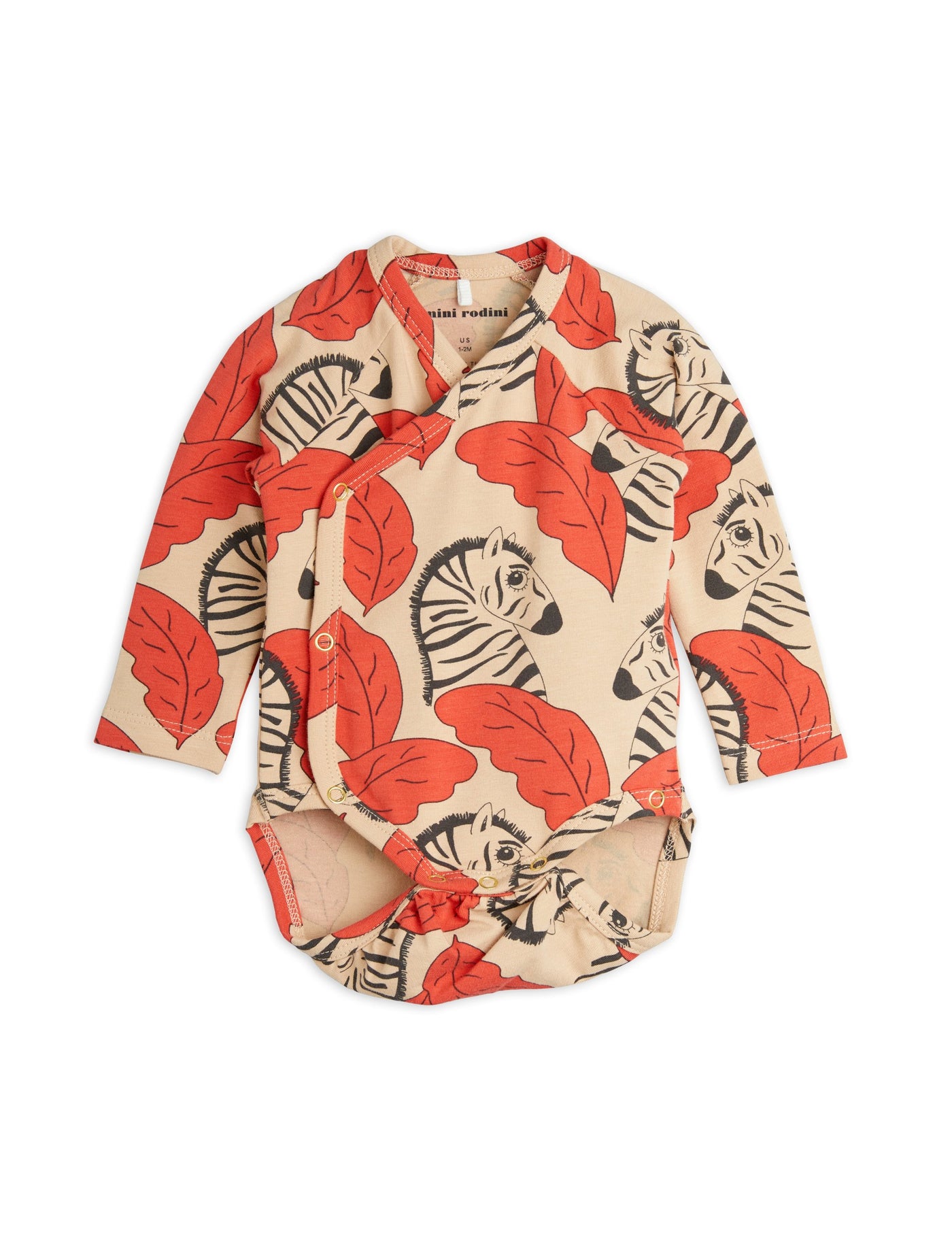 Mini Rodini Basic zebra wrap body NFS