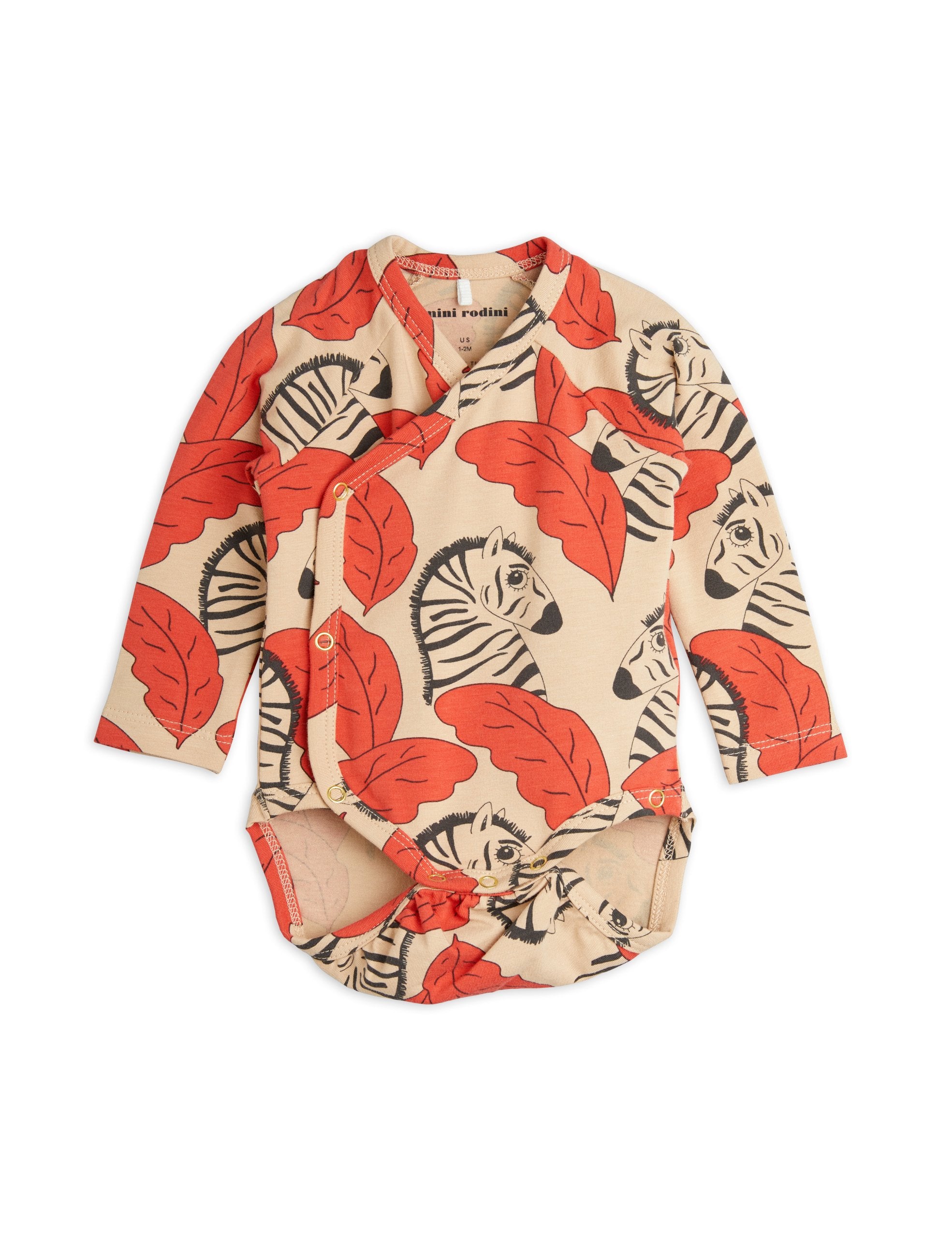 Mini Rodini Basic zebra wrap body NFS