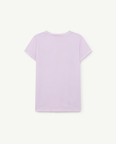 The Animals Observatory Hippo Kids T-Shirt Lilac Sky