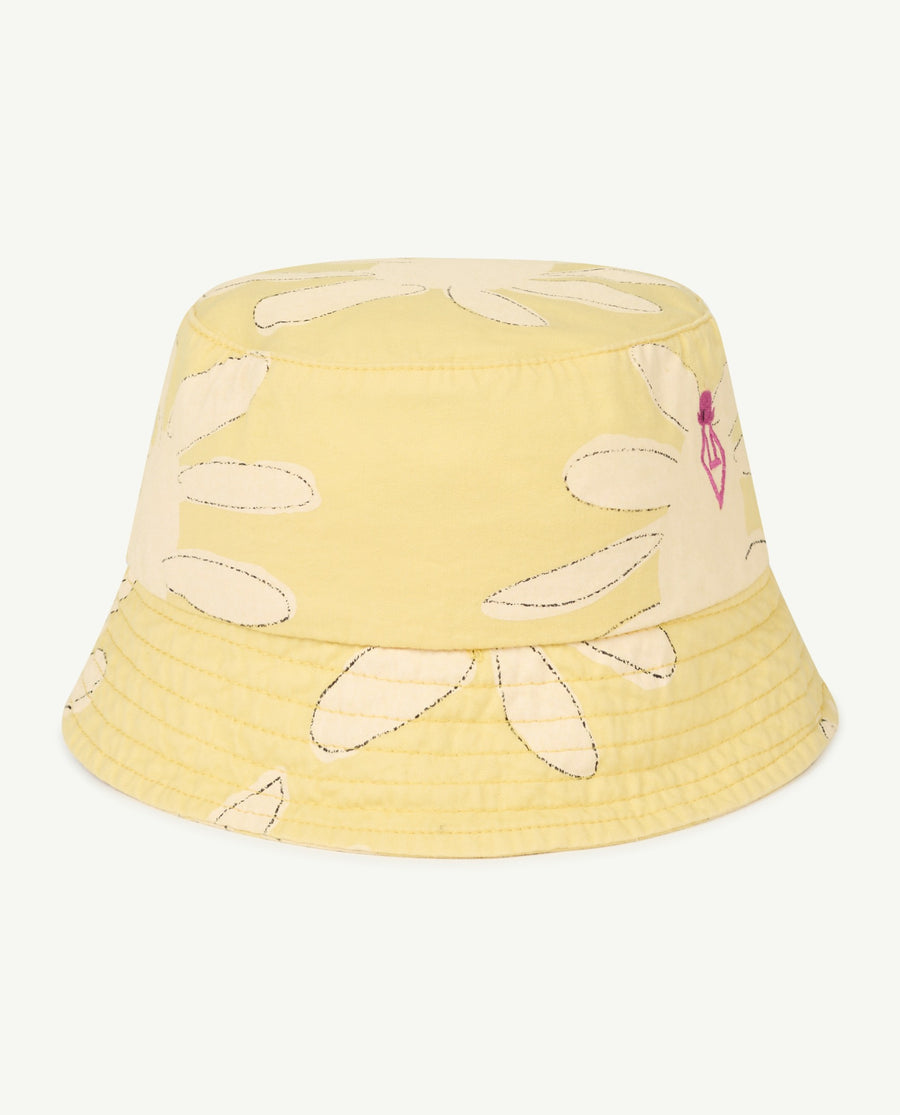 The Animals Observatory Starfish Kids Hat Yellow FLower
