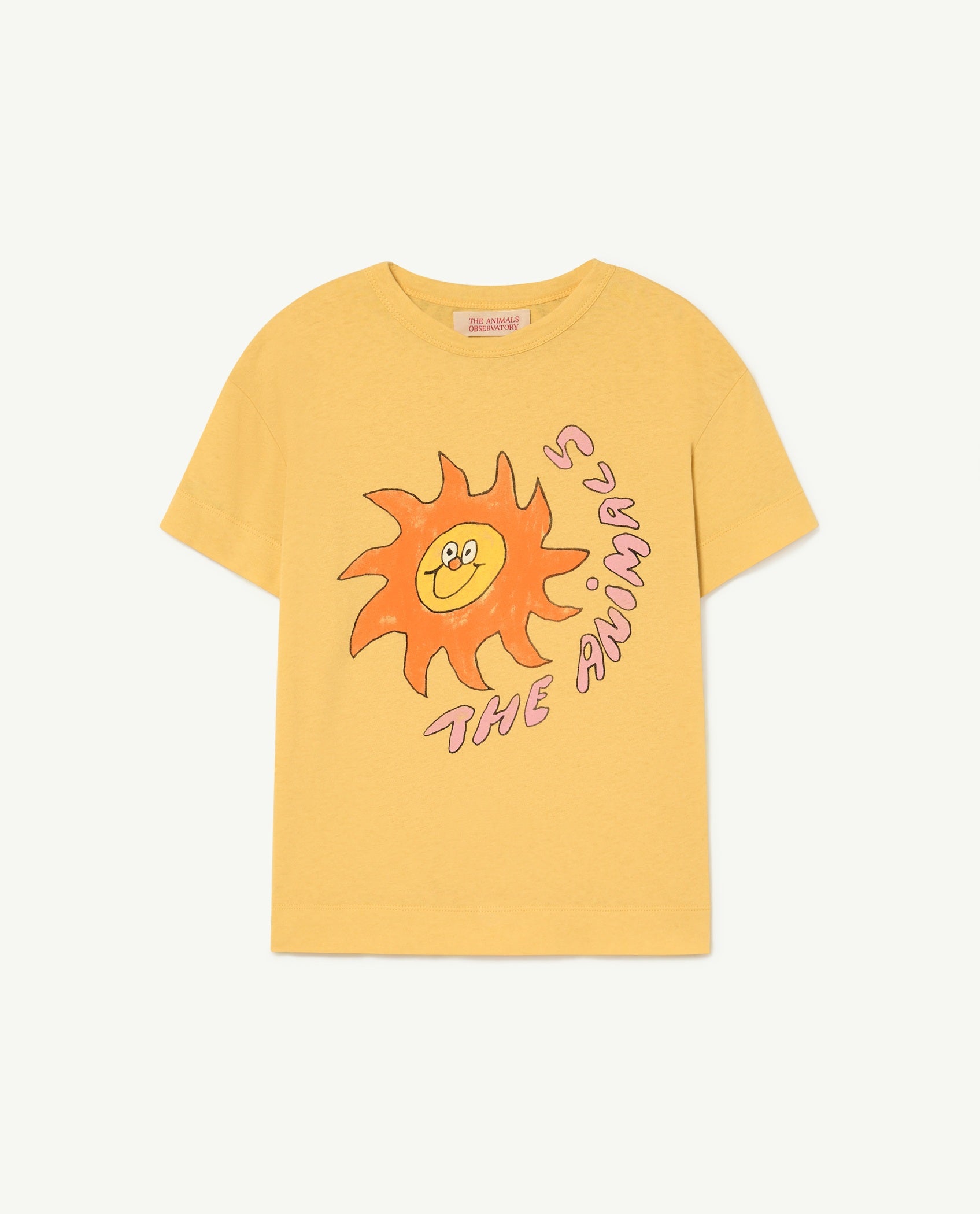 The Animals Observatory Yellow Sun Rooster Tee