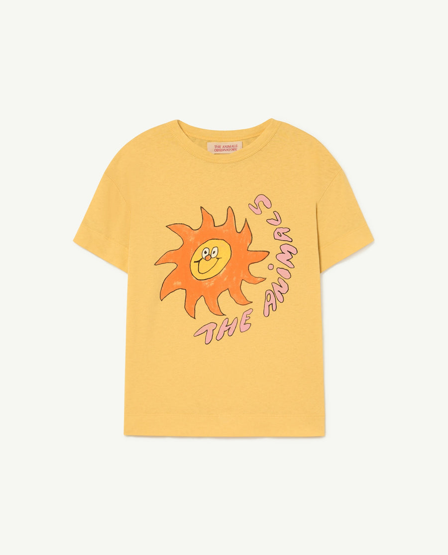The Animals Observatory Yellow Sun Rooster Tee
