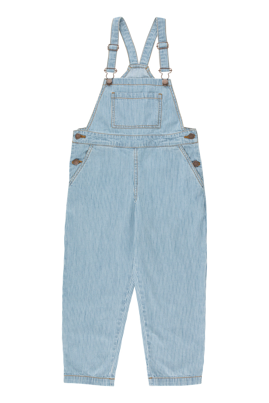 Tiny Cottons Striped Denim Dungaree
