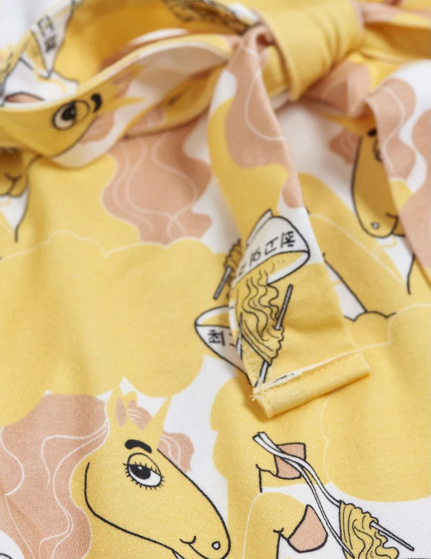 Mini Rodini Unicorn noodles dress