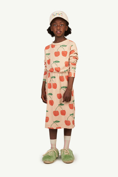 The Animals Observatory soft pink cherries crab dress