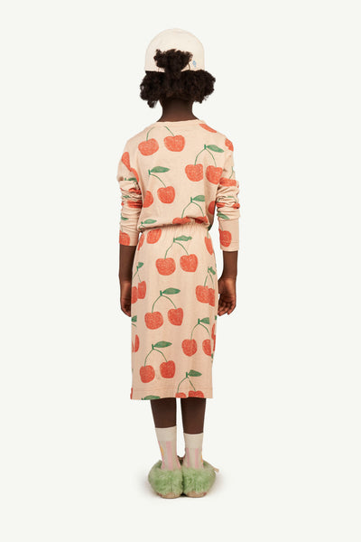 The Animals Observatory soft pink cherries crab dress
