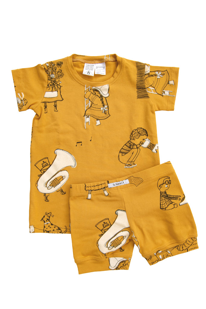 G.Nancy 'When I Grow Up' Shortie PJ Set - Honey