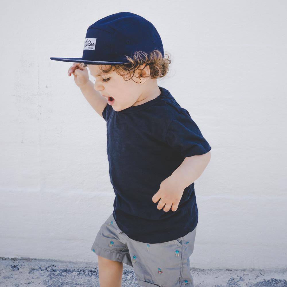 Lil Boo block Navy 5 panel