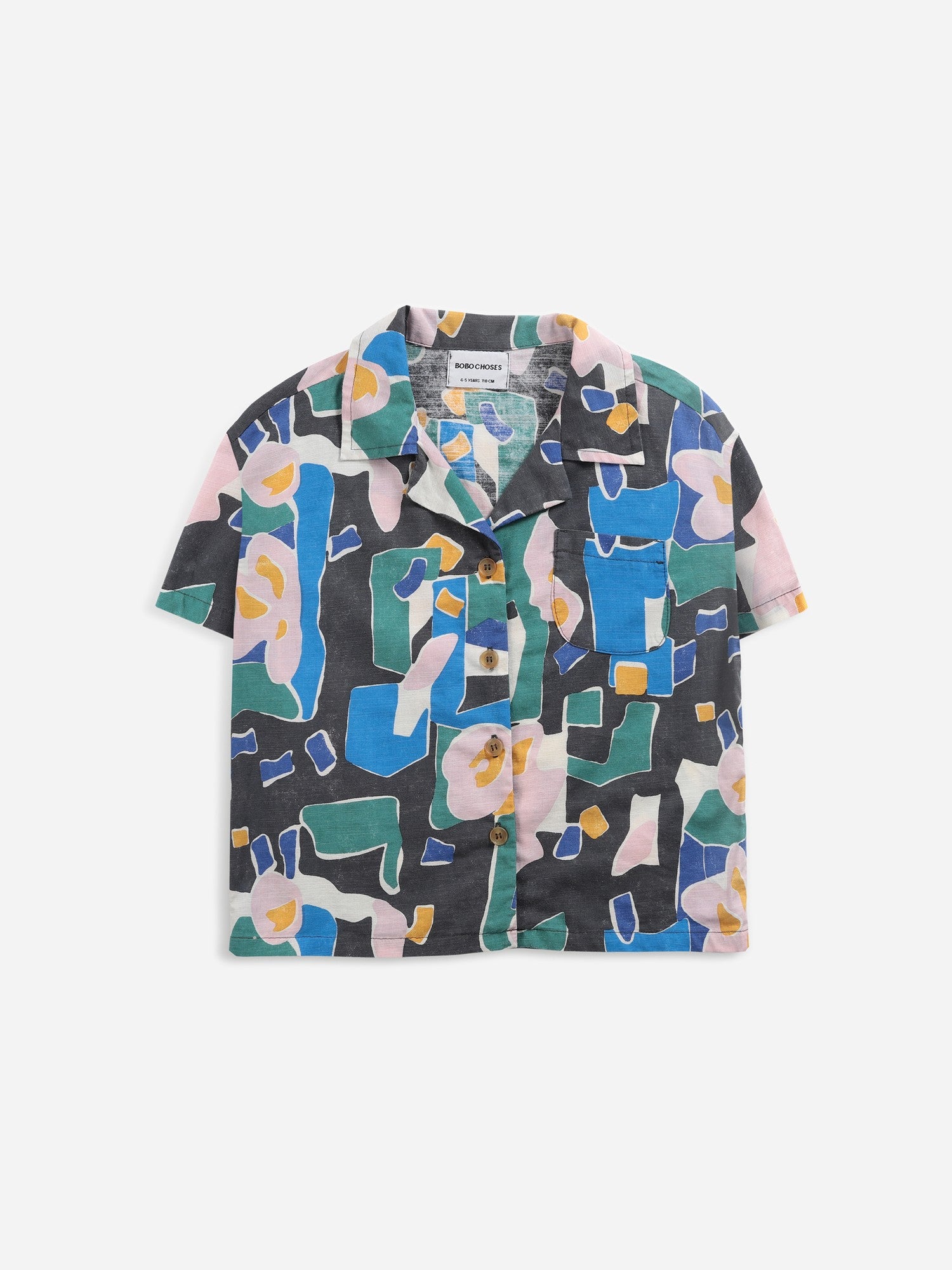 Bobo choses Stains all over woven shirt