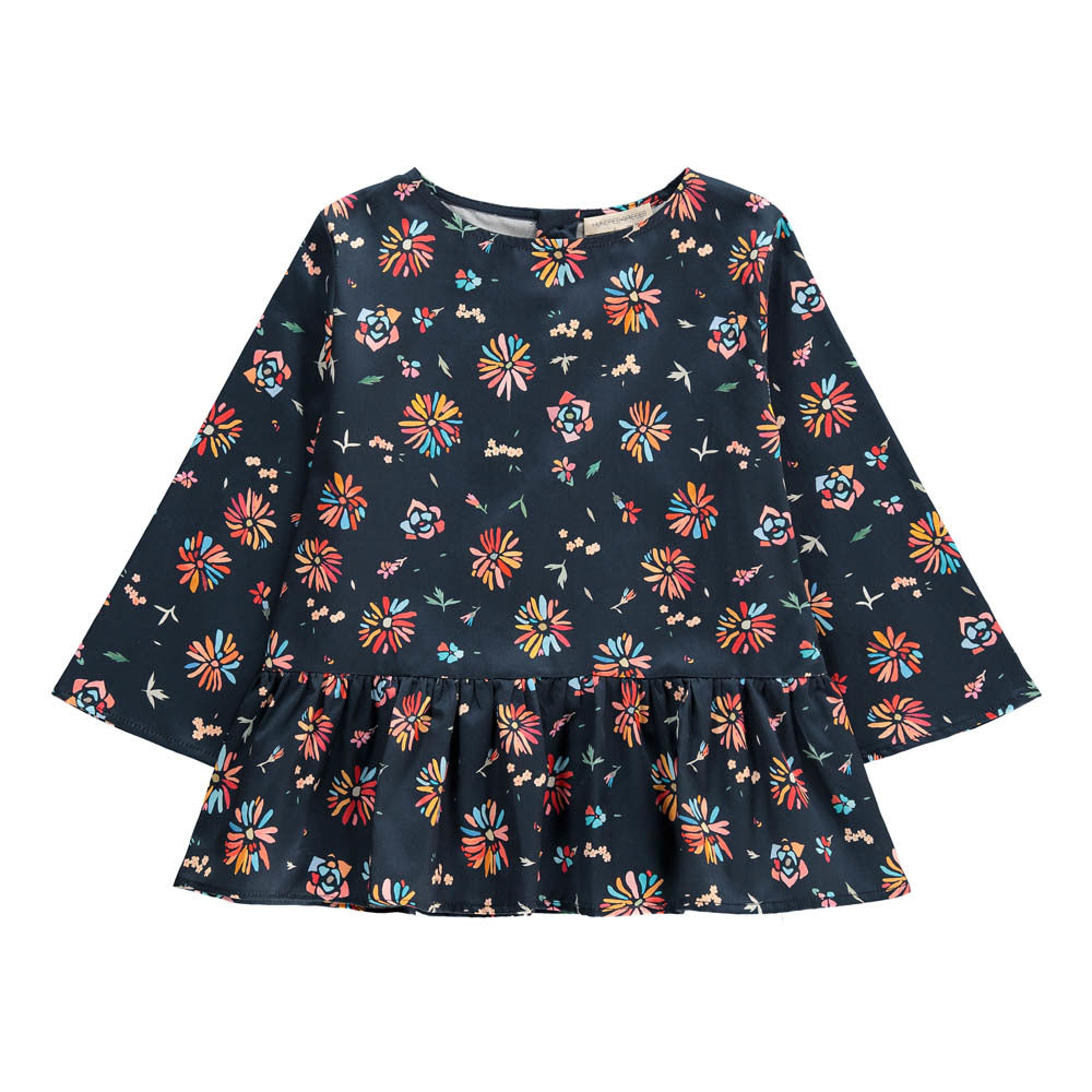 Hundred Pieces Flower long sleeve blouse