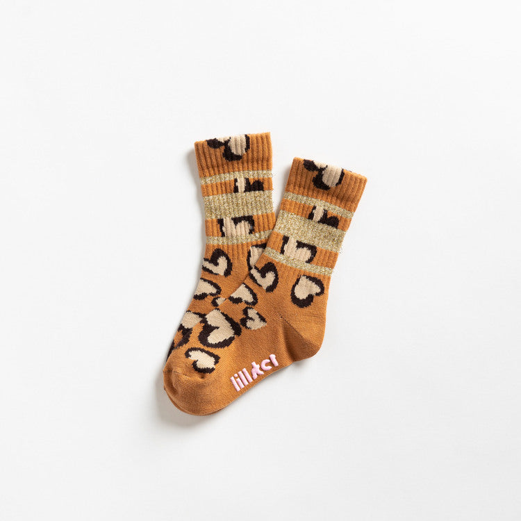 Lillster Hearty Glitter leo Tube Sock