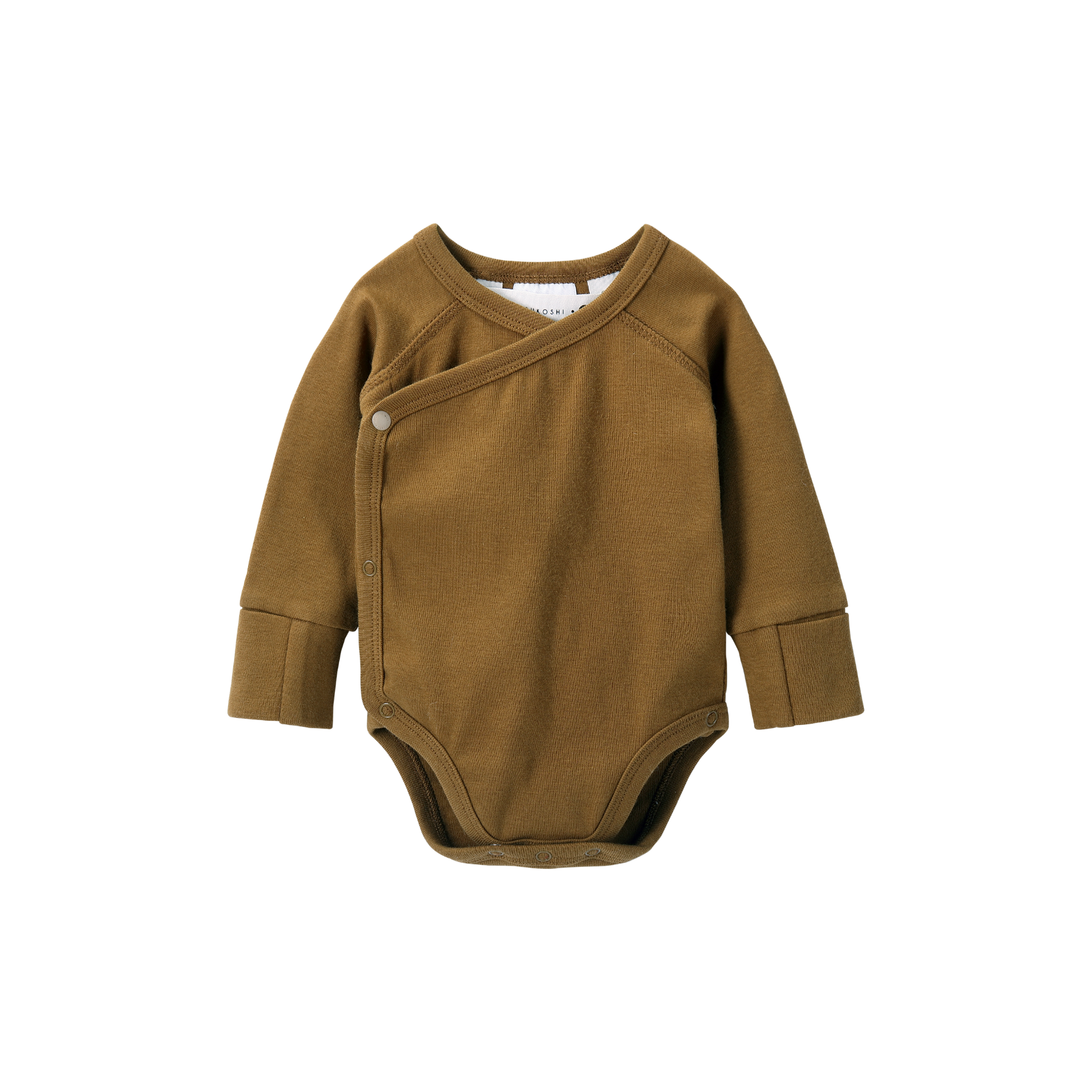 SUSUKOSHI Kimono Bodysuit L/S - Brass