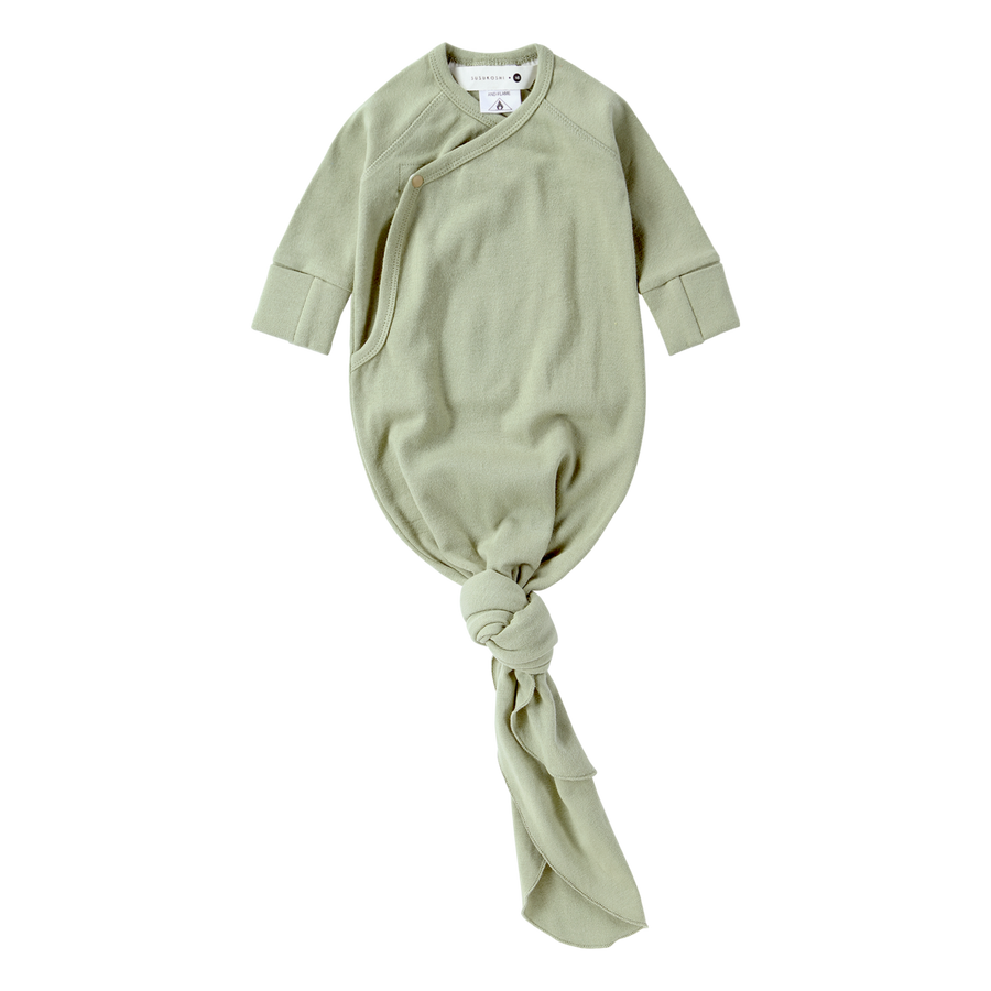 SUSUKOSHI KIMONO GOWN - Sage