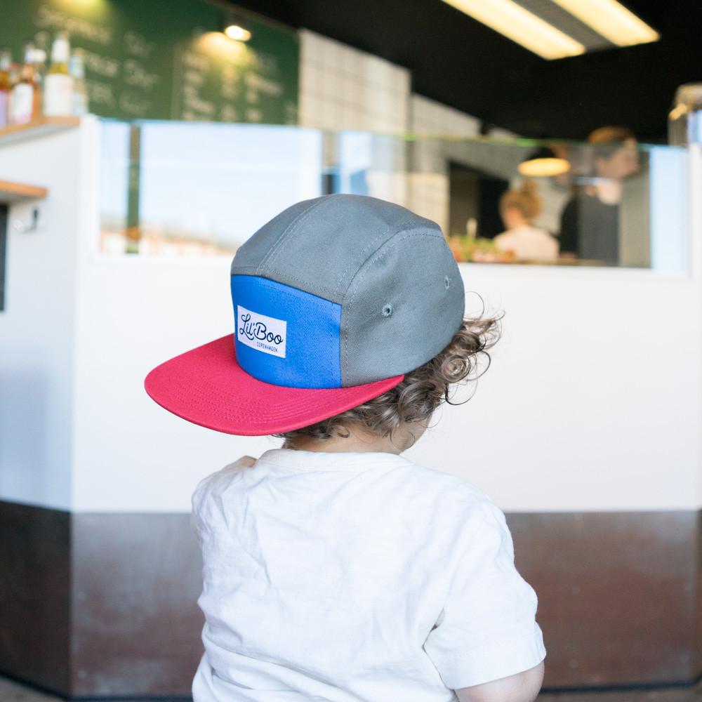 Lil Boo block Red 5 panel