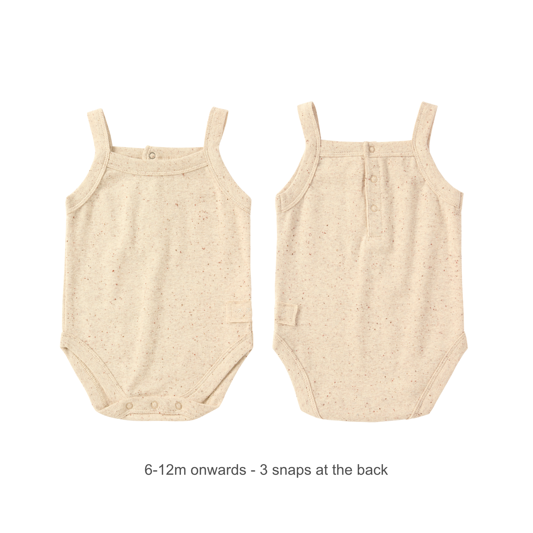 SUSUKOSHI Tank Suit Beige Speckled
