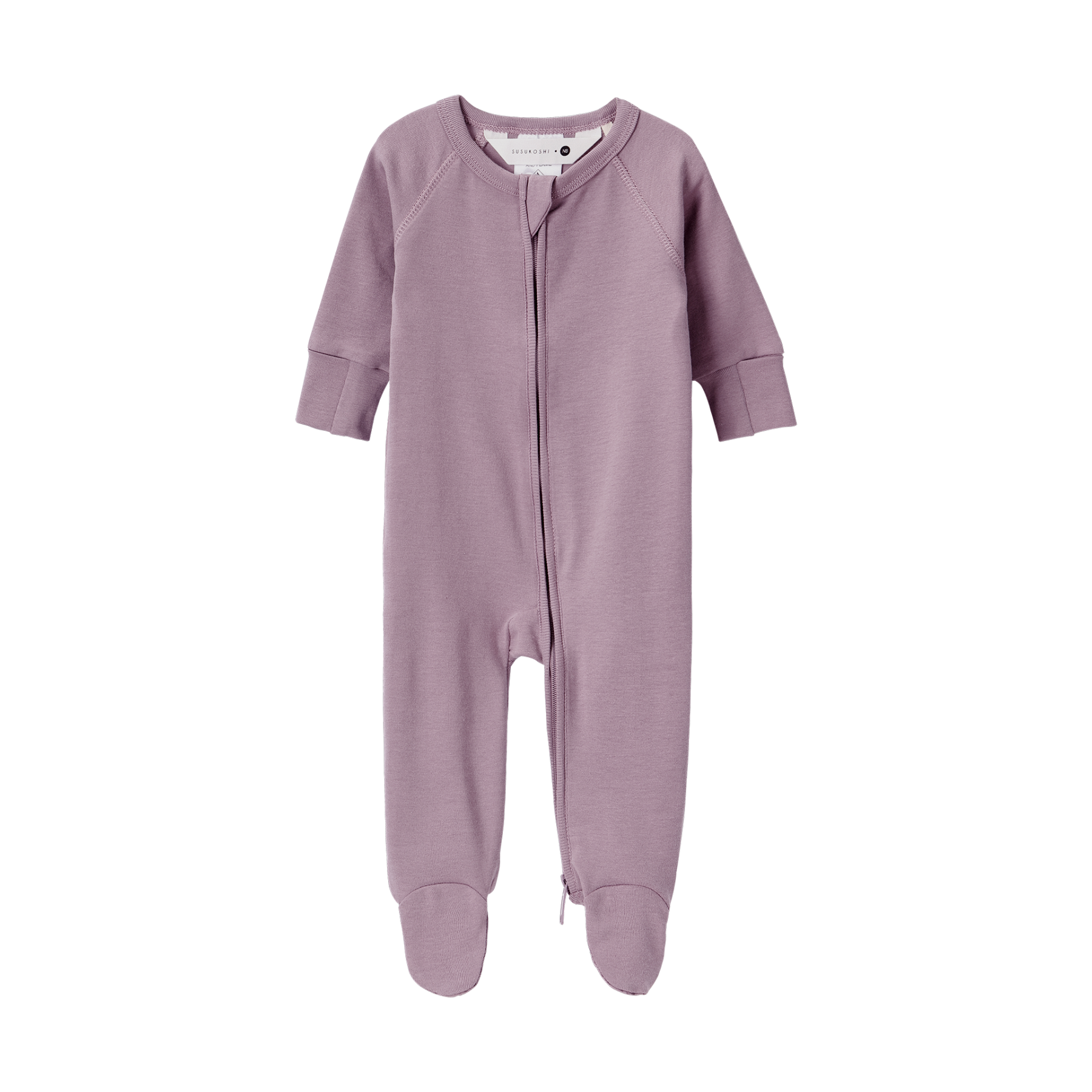 SUSUKOSHI Zipper Growsuit - Periwinkle